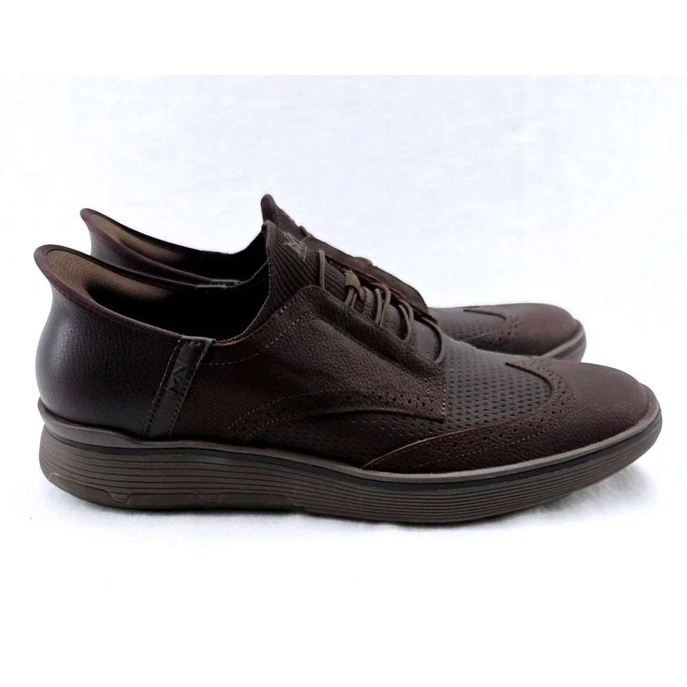 Mark Nason Hands Free Sketchers Slipins Wingtip Oxford - Size 13